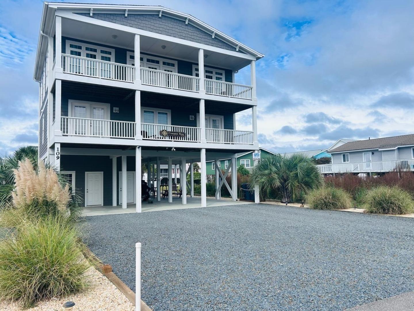 Compass Rose Villa Holden Beach Exterior foto